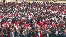 TED, 15 bin kişiyle Anıtkabir'de - ANKARA