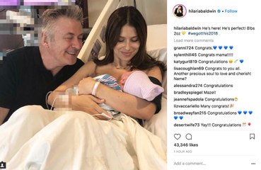 Alec and Hilaria Baldwin parents again