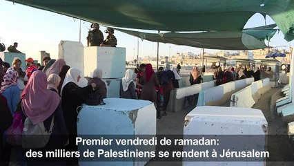 Ramadan: des Palestiniens contrôlés avant de prier à Al-Aqsa
