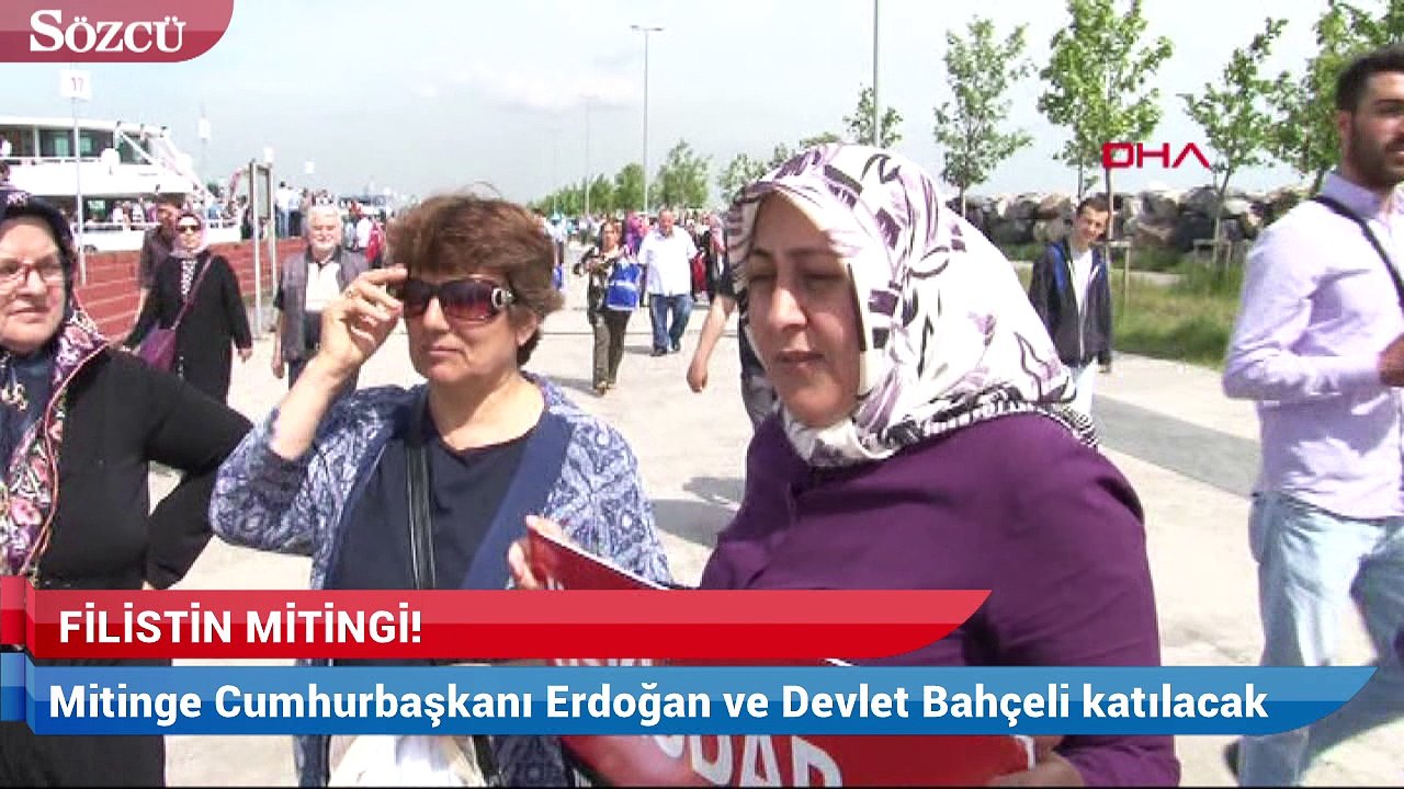 Kumkapı Meydanı’nda Filistin mitingi