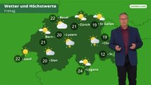 Das Wetter in Schweiz am 18. Mai 2018
