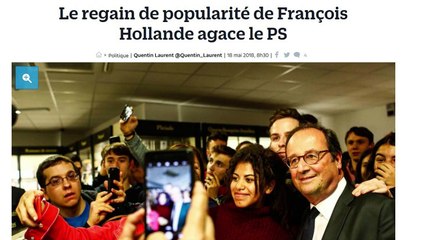 Le PS s’agace du succès de François Hollande