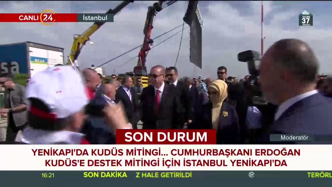 'Zulme Lanet, Kudüs’e Destek'