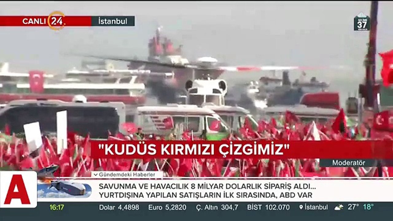 Devlet Bahçeli Yenikapı miting alanına girişi
