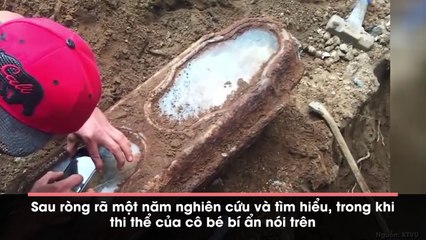 Kỳ lạ xác chết vẫn còn nguyên vẹn như đang nằm ngủ sau gần 150 năm dưới lòng đất