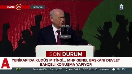 Devlet Bahçeli: Kardeşlerimiz yalnız, çaresiz, sahipsiz değiller