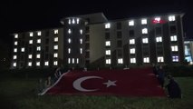 Erzurum-Yurt Işıkları 'Kudüs' İçin Yandı-Hd