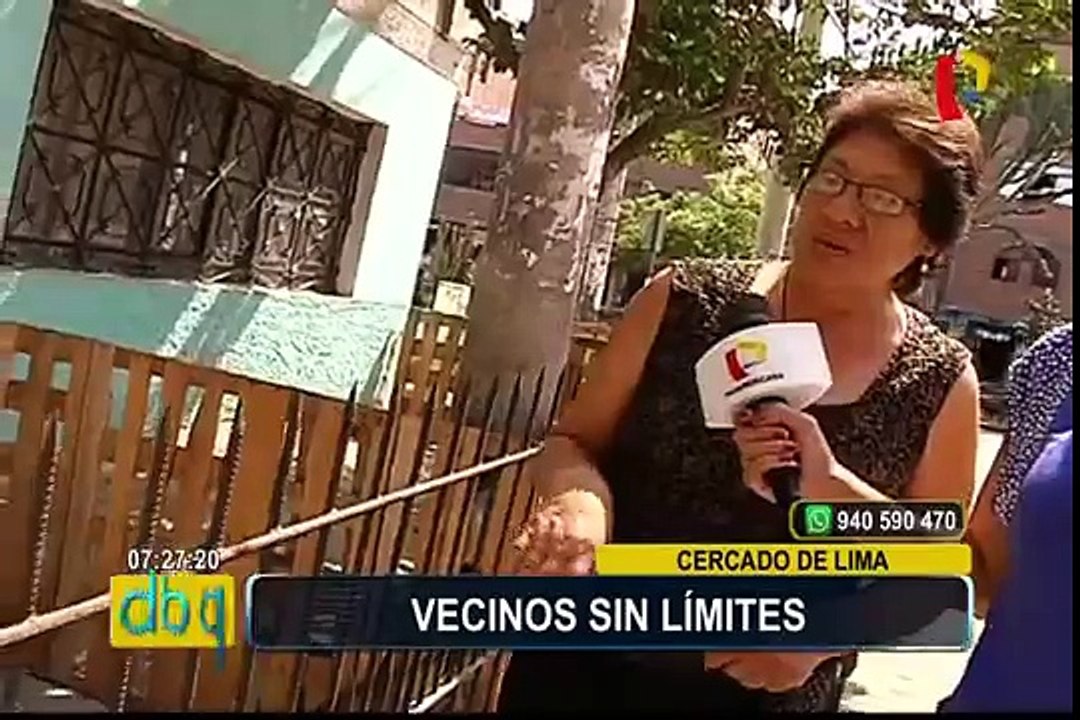 Vecinos sin límites: veredas enrejadas son un peligro constante para transeúntes