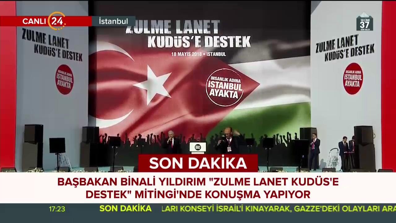 Başbakan Binali Yıldırım, Yenikapı'da