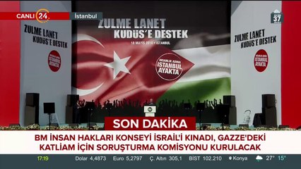 Filistin Başbakanı Rami Hamdallah konuşma yapıyor