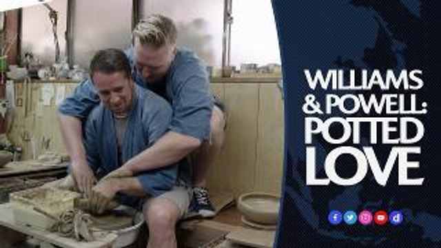 Shane Williams and Andy Powell try pottery | Big in Japan