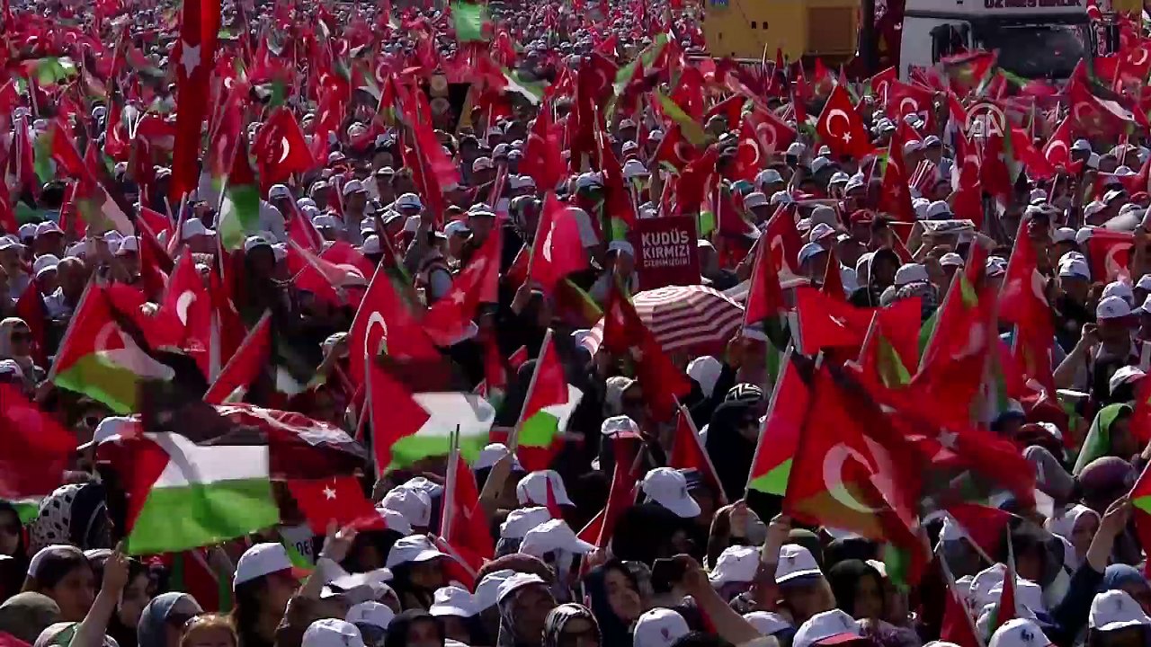 'Zulme Lanet Kudüs'e Destek' mitingi - BBP Genel Başkanı Destici (2) - İSTANBUL