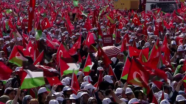 'Zulme Lanet Kudüs'e Destek' mitingi - BBP Genel Başkanı Destici (2) - İSTANBUL