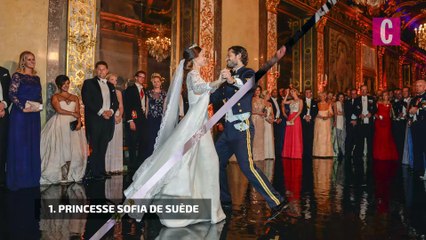 Les plus belles robes des mariages royaux