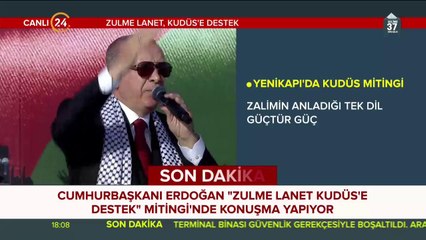 15 Temmuz'un hesabı için buradaydık, şimdi Kudüs için buradayız