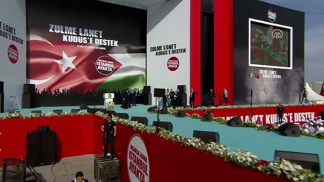 'Zulme Lanet Kudüs'e Destek' mitingi - Başbakan Yıldırım (1) - İSTANBUL