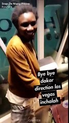 Wally Seck à l'aéroport de Washington pour rejoindre Las Vegas!