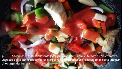 ARROZ CALDOSO CON VERDURAS