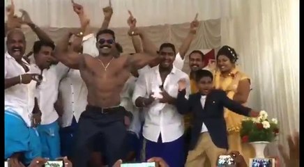 Indian Body builder Funny Marriage function...!!!!!!