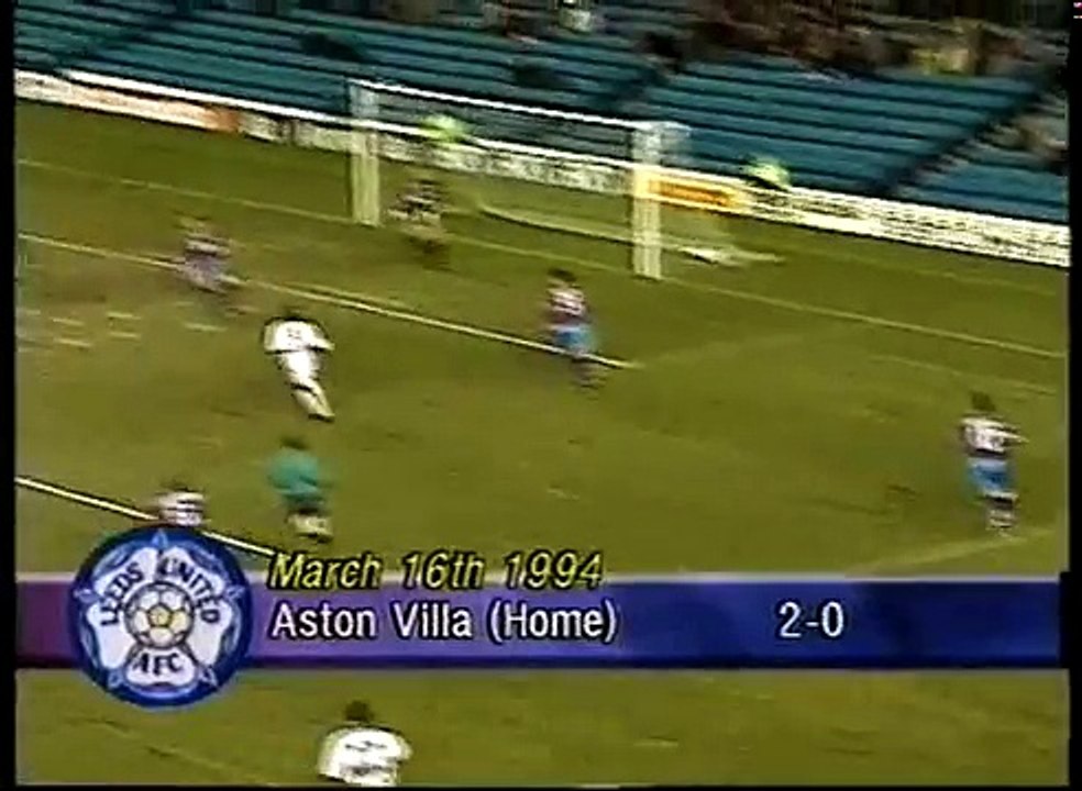 Leeds United - Aston Villa 16-03-1994 Premier League