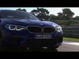 The new BMW M5 Driving at Estoril Circuit