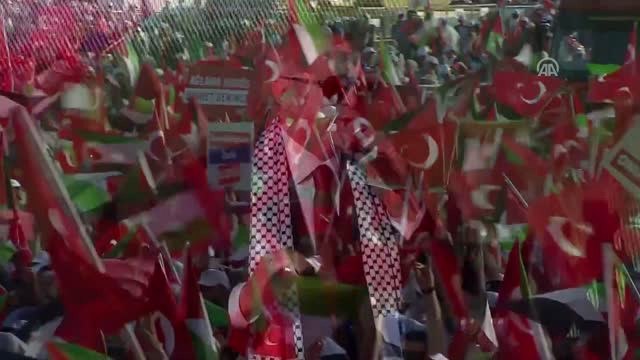 Zulme Lanet Kudüs'e Destek Mitingi - Cumhurbaşkanı Erdoğan (10)