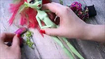 Monster High Doll Repaint / How to customize BJD Easy / OOAK Custom Barbie DIY Handmade Tutorial