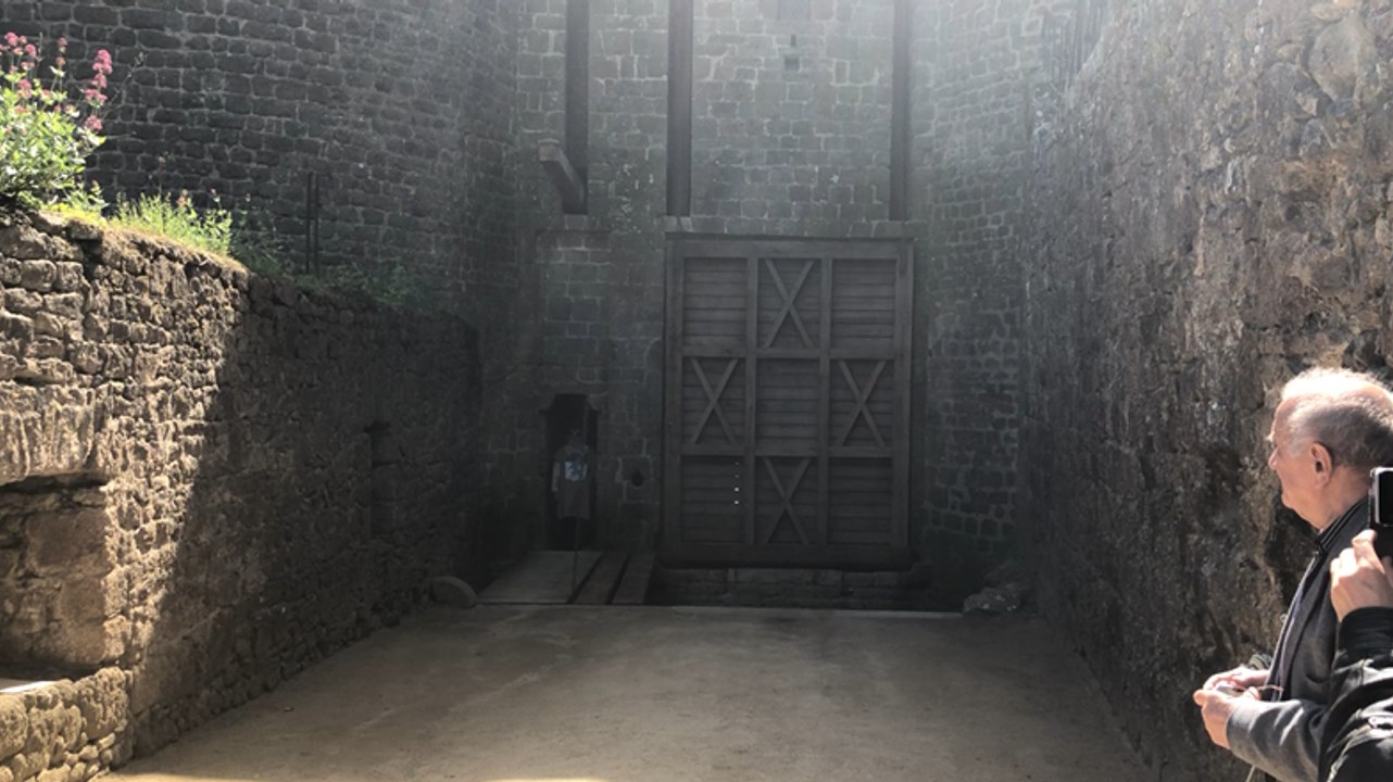 Inauguration du châtelet et du pont-levis de la forteresse médiévale