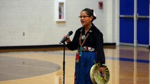 Navajo Girl sings with powerful voice