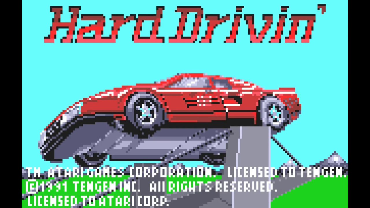 [Longplay] Hard Drivin' - Atari Lynx (1080p 60fps)