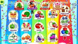 Funny Food! Kids games - Learn Colors Fruits and Vegetables With Funny Food