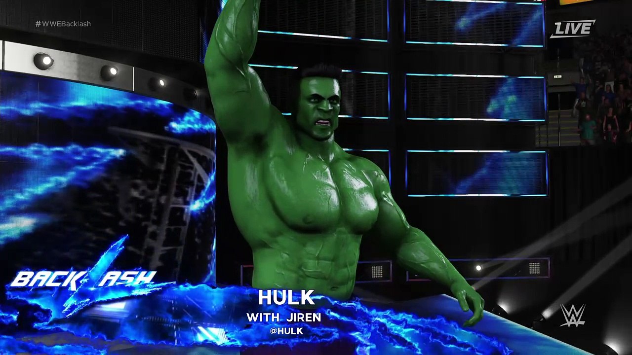 WWE 2K18 Hulk VS. AJ Styles [Lord Hater]