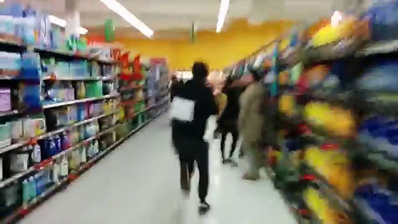 SHOOTING PEOPLE IN WALMART WITH A NERF GUN! (ARRESTED)