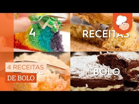 4 receitas de bolo — Receitas TudoGostoso
