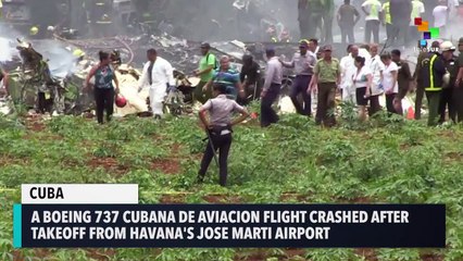 Havana, Cuba: Plane Crashes After Take Off