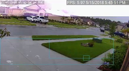 Quand la foudre frappe une maison de Daytona Beach