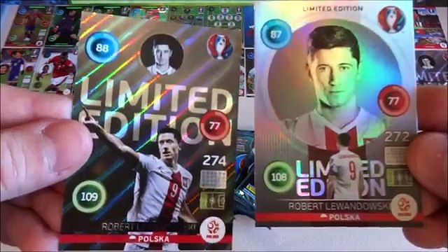 Part 3: UEFA EURO 2016 France Panini Box Set #1- 3 Limited Edition Cards Adrenalyn XL