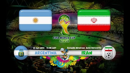 World cup 2014 argentina vs iran