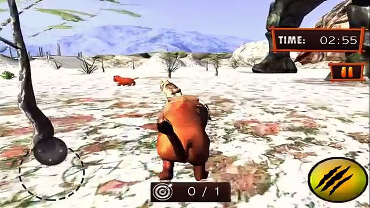 Wild African Lion Sim 3D - Real Safari King Hunting Deer on Snow Mountains in Winter - iPhone, iPad