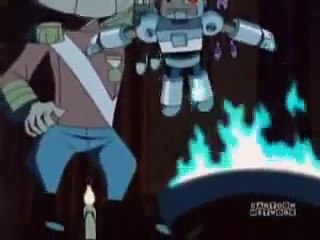 Starfire and Raven vs. Puppet King