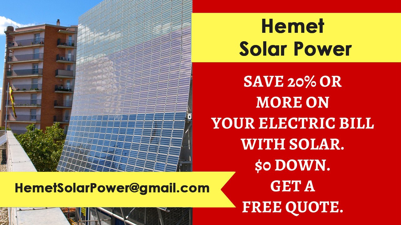 Affordable Solar Energy Hemet CA - Hemet Solar Energy Costs