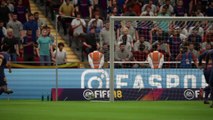 FIFA 18 - El Clasico ( Barcelona vs Real Madrid ) 1st half
