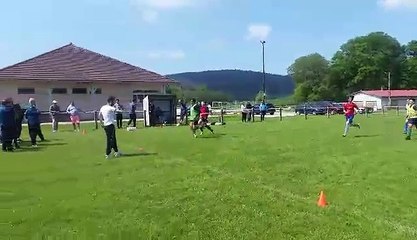 Nos U15 avec Bastien Angeloz (Préparateur physique pro)