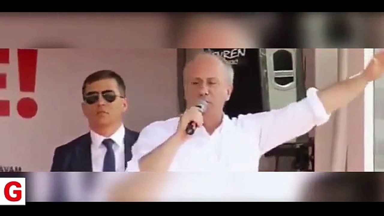 Şarkı yarıda kesilince Muharrem İnce böyle rezil oldu