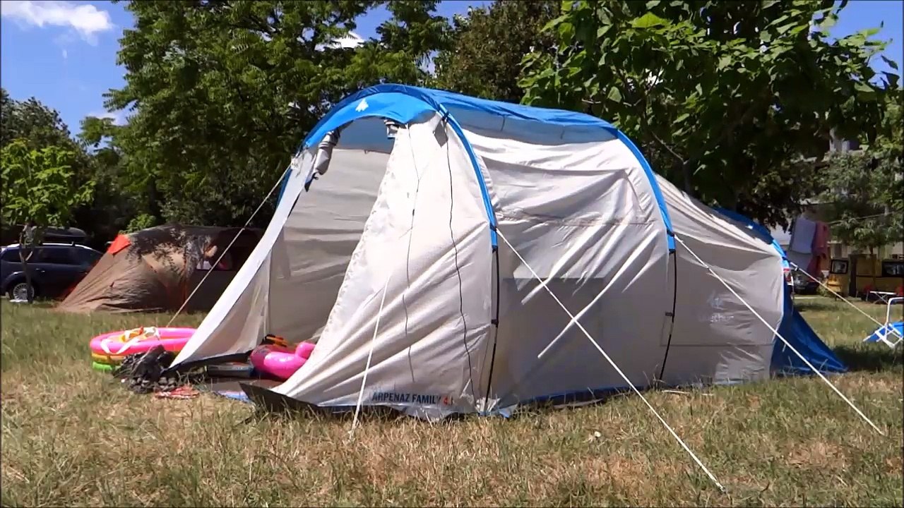 Umgebungsgeräusche aus einem Zelt auf dem Campingplatz - 30 Minuten