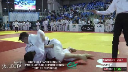 TAPIS 5 -  COUPE DE FRANCE MINIMES PAR EQUIPES DE DEPARTEMENTS TROPHEE SHIN GI TAI CREDIT AGRICOLE 2018 - LIVE 6 (224)