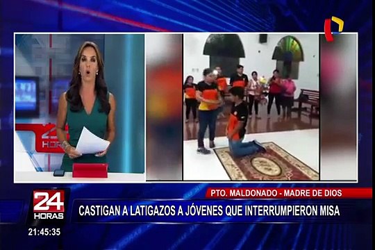 Puerto Maldonado: castigan a latigazos a jóvenes que interrumpieron misa