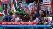 New york'ta İsrail protestosu