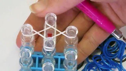 NEW Diamond TriSingle Rainbow Loom Bracelet Tutorial