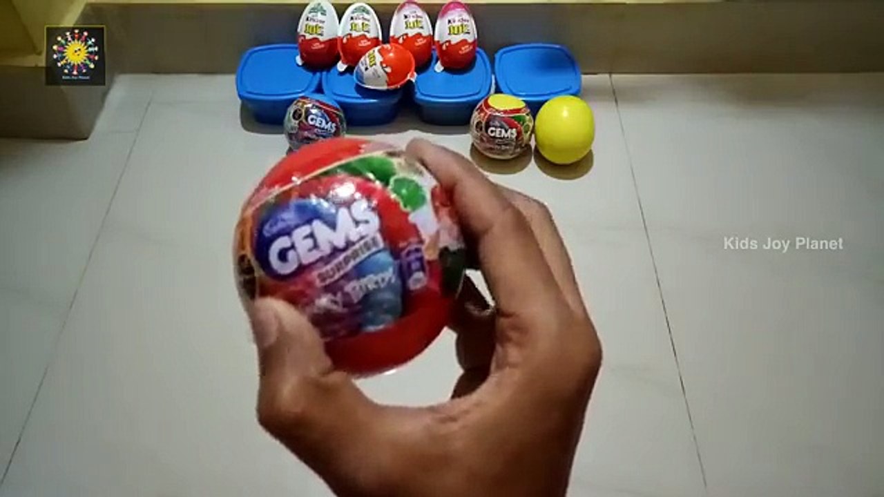 Gems Surprise Balls | Gems Cadbury Balls | Angry Birds | Gems for Kids | Kids Joy Planet | #GEMS